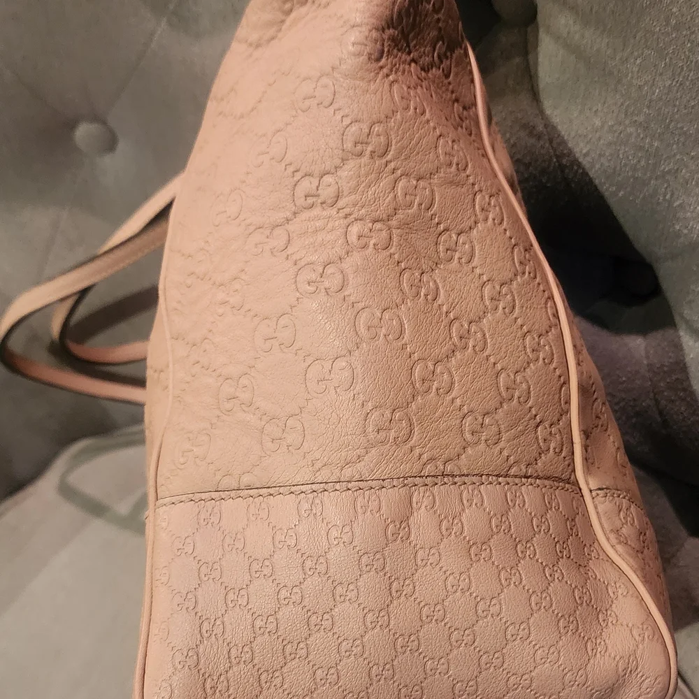 Gucci Blush Pink Embossed Tote - Picture 8 of 16